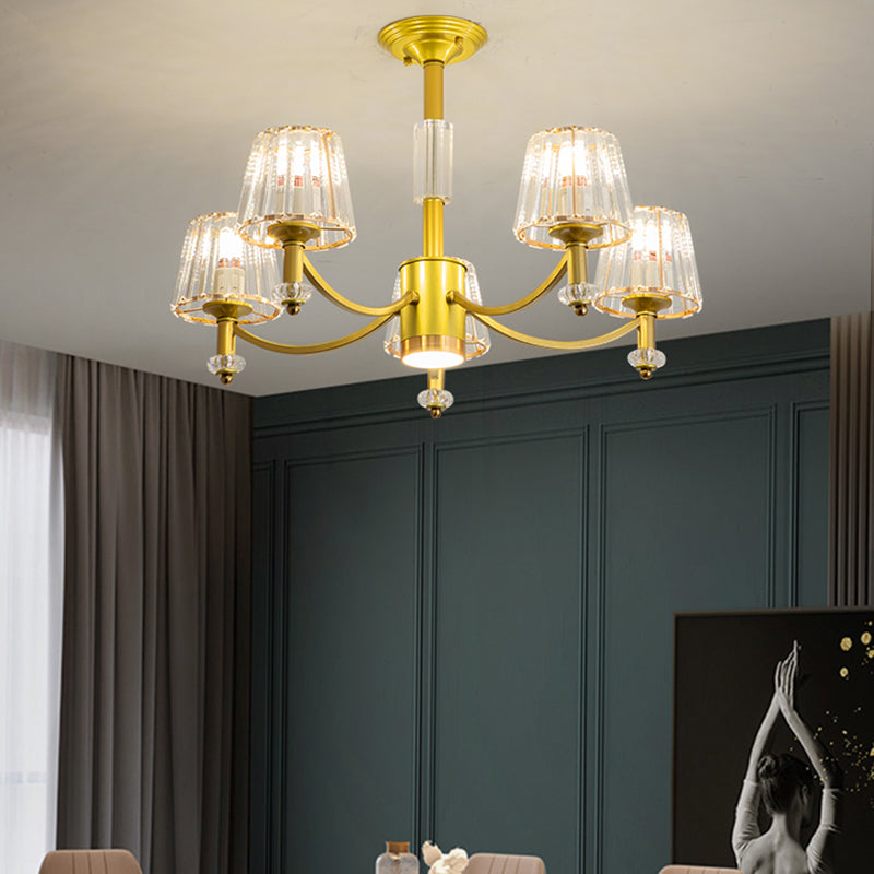 American Glass Chandelier Multi Light Chandelier Pendant for Dining Room