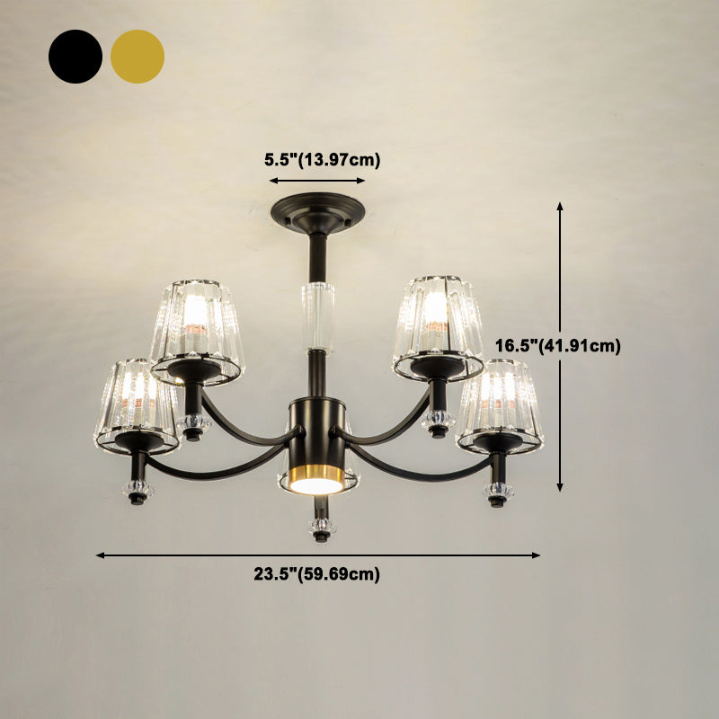 American Glass Chandelier Multi Light Chandelier Pendant for Dining Room