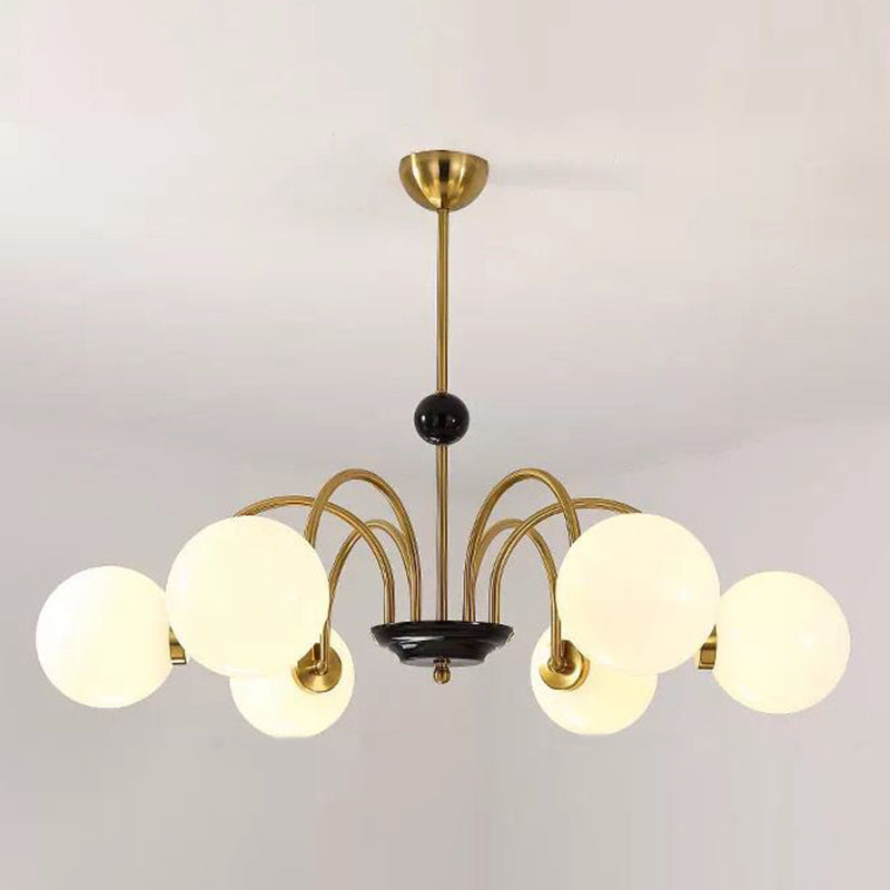 Contemporary Sphere Chandelier Lights Glass Chandelier Lighting Fixtures