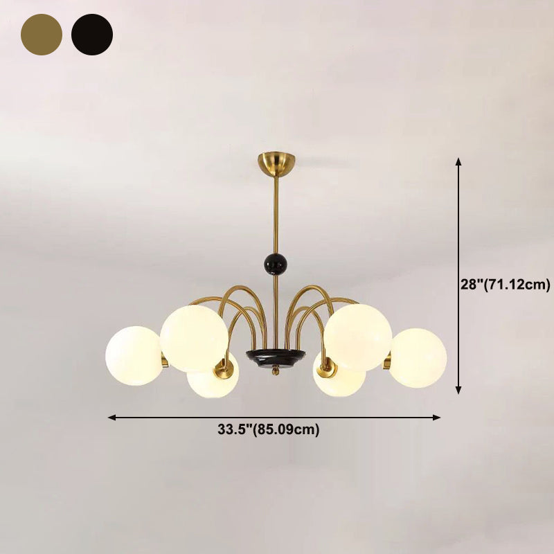 Contemporary Sphere Chandelier Lights Glass Chandelier Lighting Fixtures