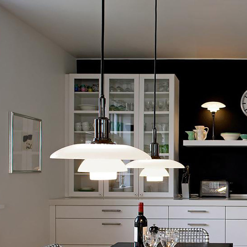 Contemporary Glass Geometric Hanging Light Household Minimalist Pendent Lighting Fixtures