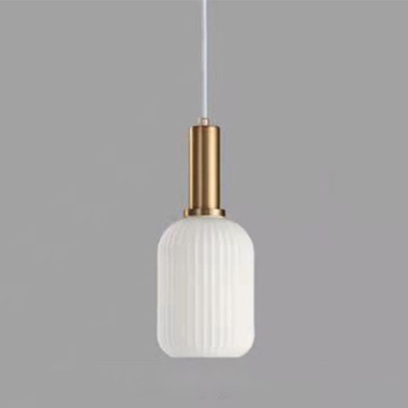 Suspension Pendant Light Simple Style Glass Hanging Ceiling Light