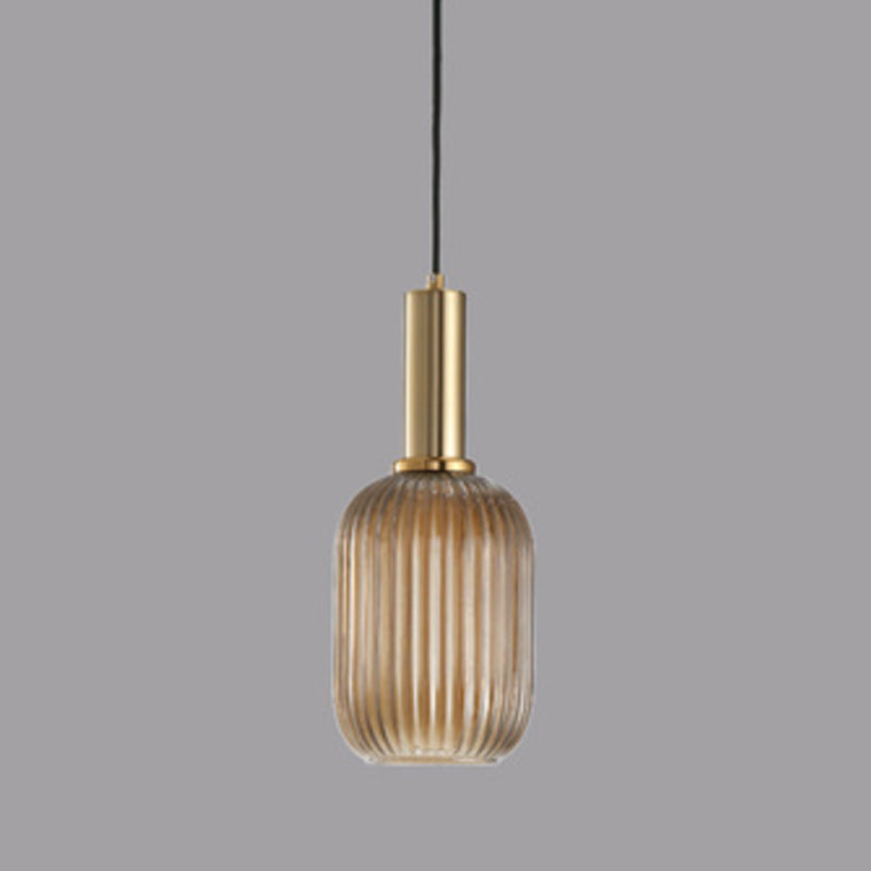 Suspension Pendant Light Simple Style Glass Hanging Ceiling Light