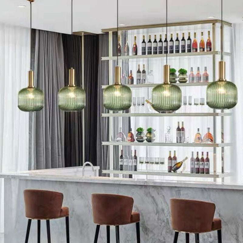 Suspension Pendant Light Simple Style Glass Hanging Ceiling Light