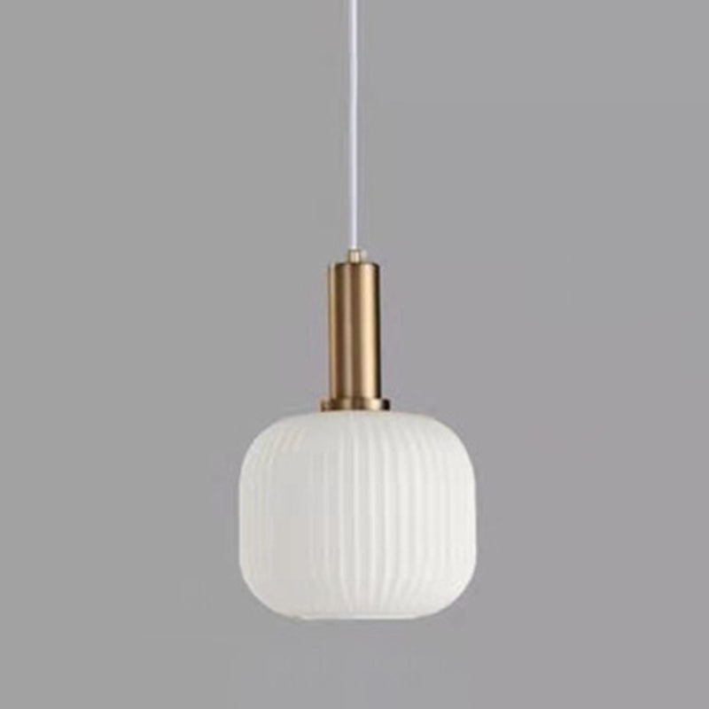 Suspension Pendant Light Simple Style Glass Hanging Ceiling Light