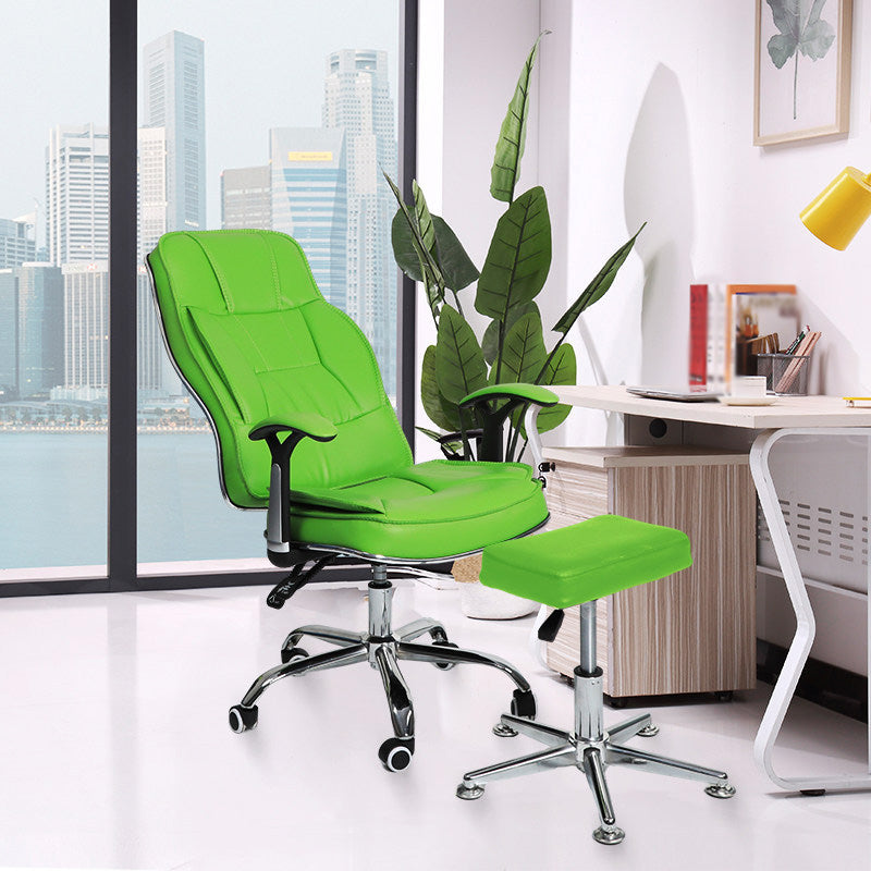 Contemporary Ergonomic Office Chair with Padded Arms Metal Frame Executive Task Chair