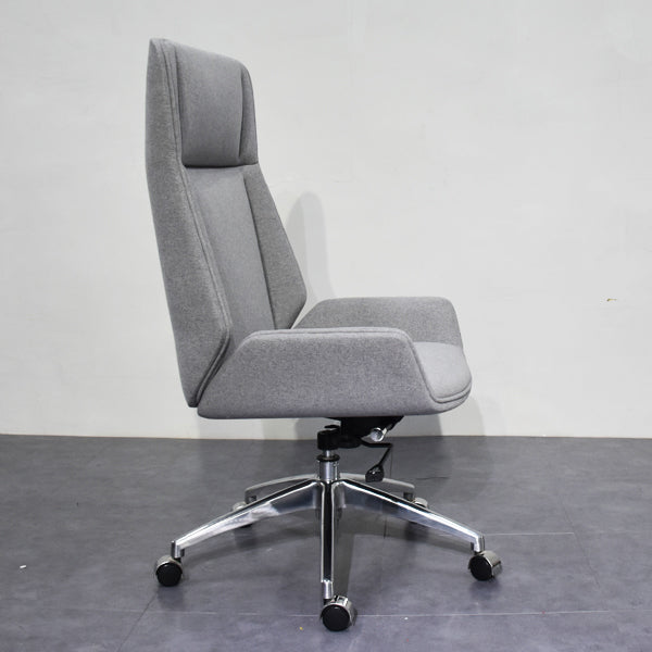 Contemporary Executive Ofiice Chair with Chrome Frame Armless Computer Desk Chair