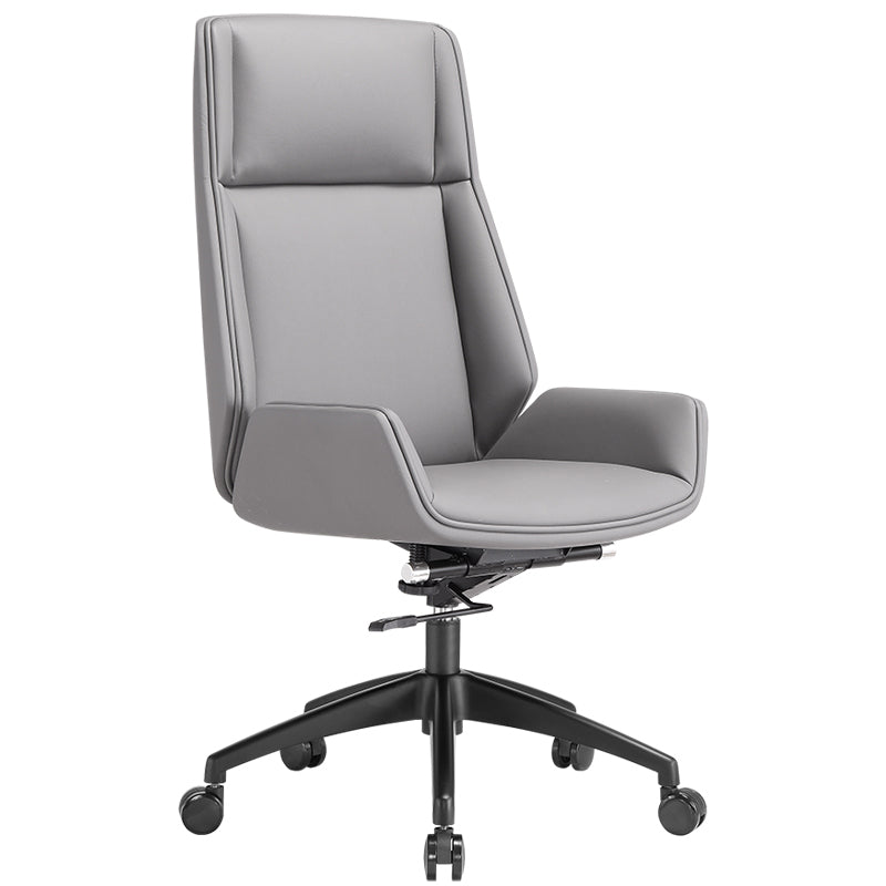 Contemporary Executive Ofiice Chair with Chrome Frame Armless Computer Desk Chair