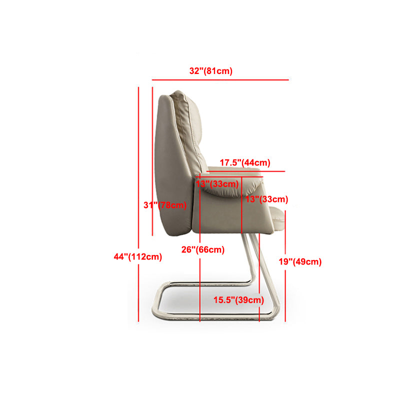 Metal Frame Contemporary Style Office Chair Ergonomic Task Chair