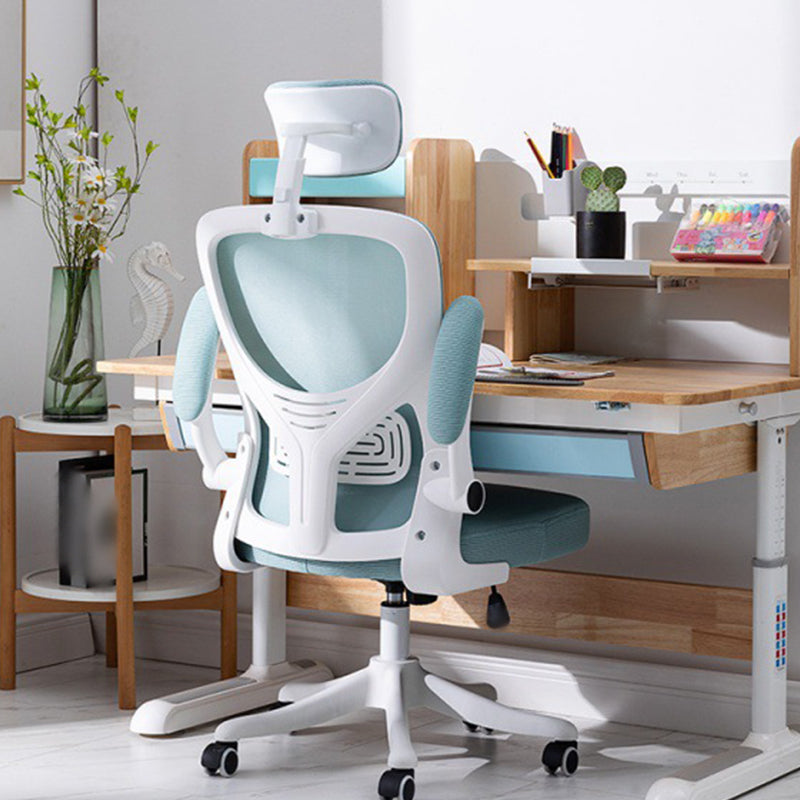 High Back Office Chair with Sponge Cushion Adjustable Arm Office Chair for Office