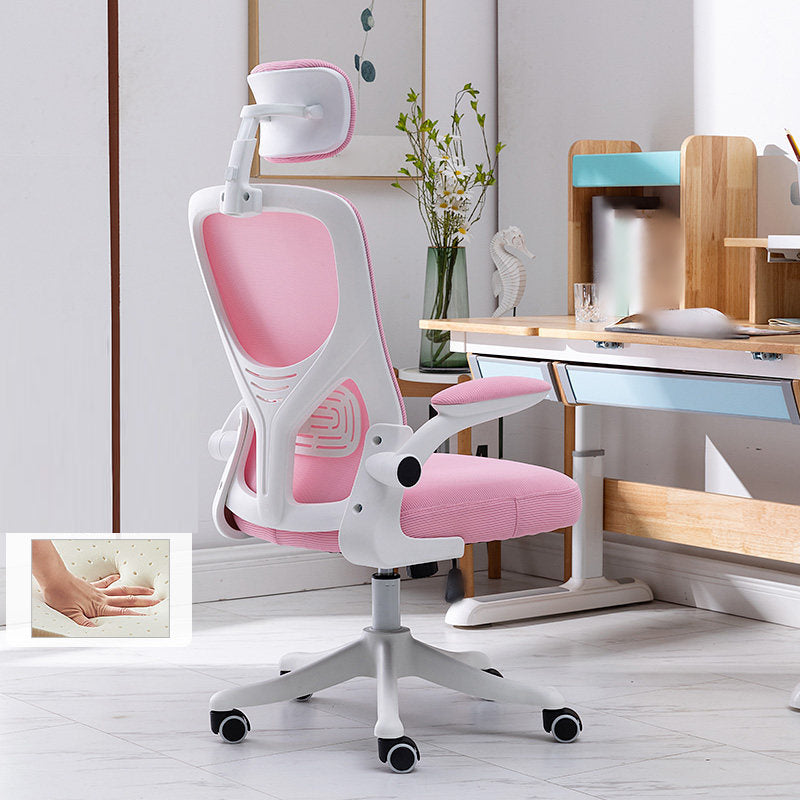 High Back Office Chair with Sponge Cushion Adjustable Arm Office Chair for Office