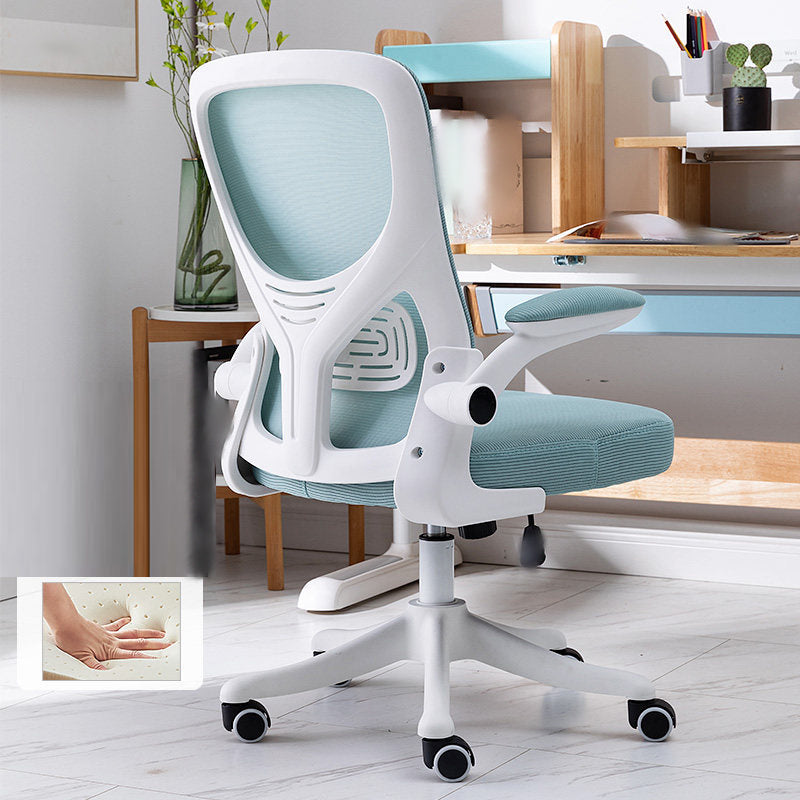 High Back Office Chair with Sponge Cushion Adjustable Arm Office Chair for Office