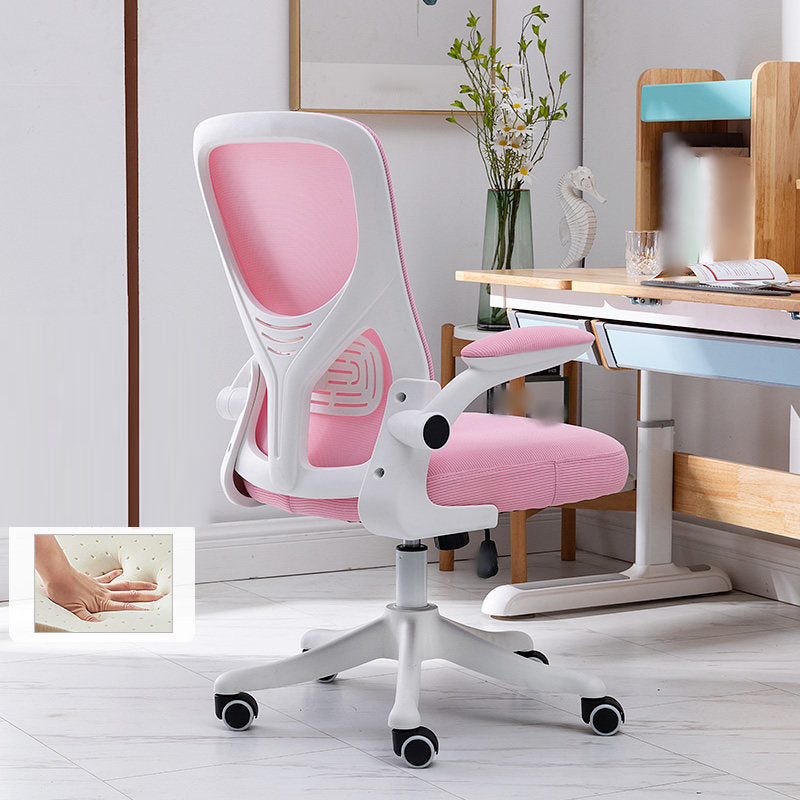 High Back Office Chair with Sponge Cushion Adjustable Arm Office Chair for Office