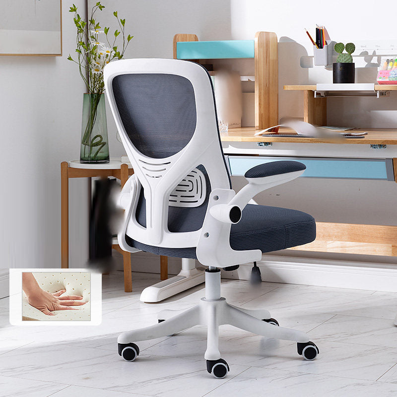 High Back Office Chair with Sponge Cushion Adjustable Arm Office Chair for Office