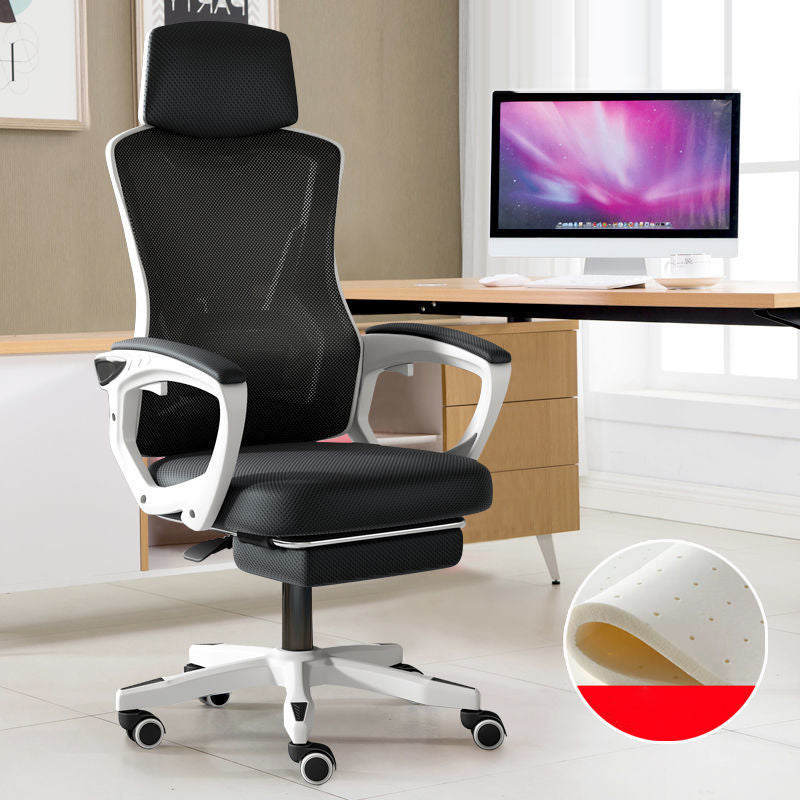 High Back Office Chair with Sponge Seat Adjustable Armrest and Height Office Chair