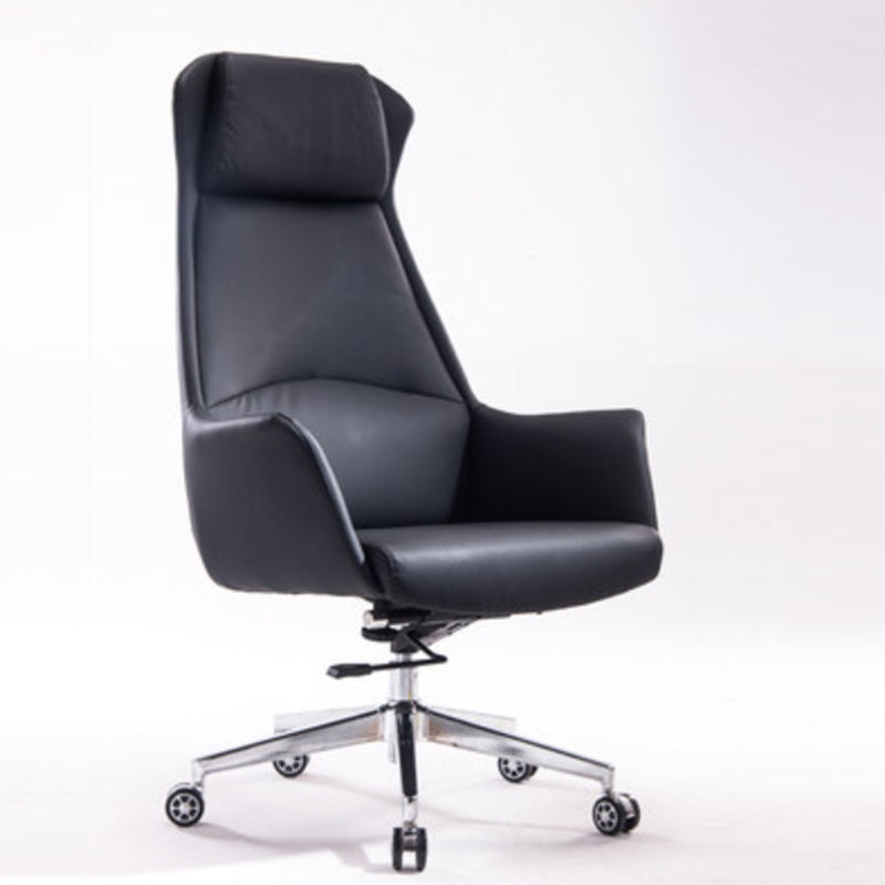 Modern Computer Task Chair Height-adjustable Office Chair with Upholstered