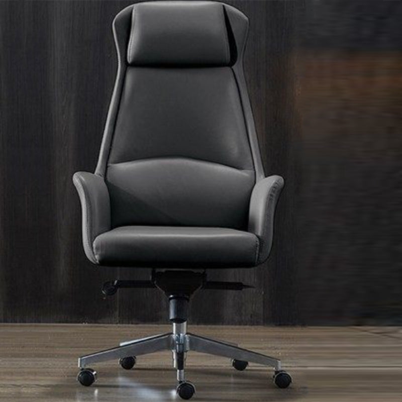 Modern Computer Task Chair Height-adjustable Office Chair with Upholstered