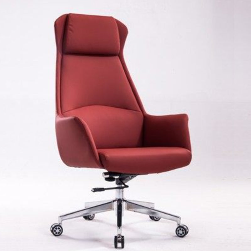 Modern Computer Task Chair Height-adjustable Office Chair with Upholstered