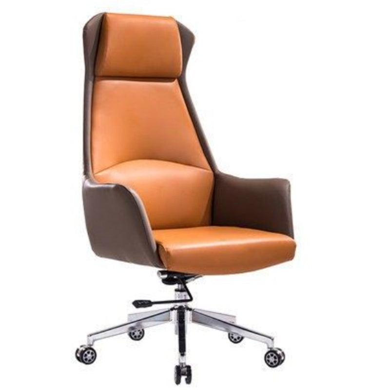 Modern Computer Task Chair Height-adjustable Office Chair with Upholstered