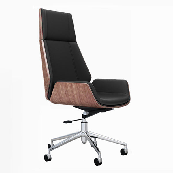 Executive Ergonomic Desk Chair Silver Metal Frame Modern Office Chair