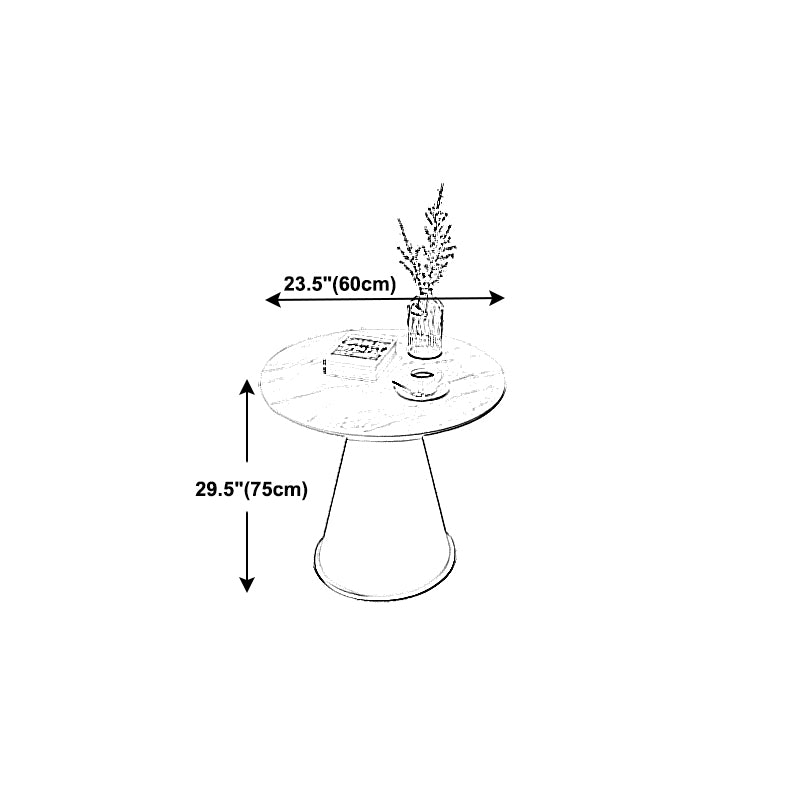 23.62"L x 23.62'W x 29.53"H Square Pedestal End Table for Living Room