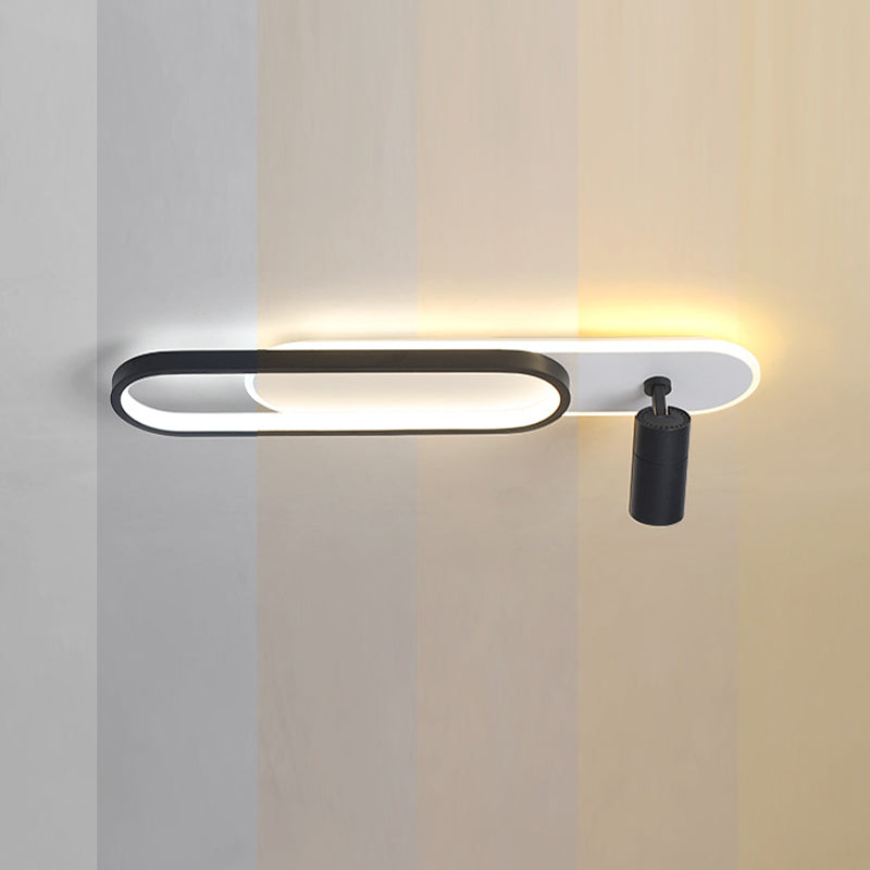 Metal Shaded Close to Ceiling Lamp Modern Style LED Close to Ceiling Lamp