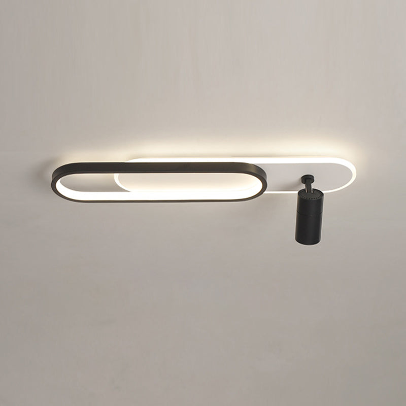 Metal Shaded Close to Ceiling Lamp Modern Style LED Close to Ceiling Lamp