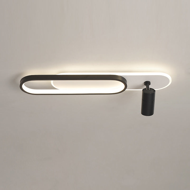 Metal Shaded Close to Ceiling Lamp Modern Style LED Close to Ceiling Lamp