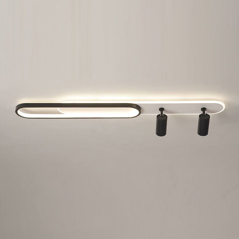 Metal Shaded Close to Ceiling Lamp Modern Style LED Close to Ceiling Lamp