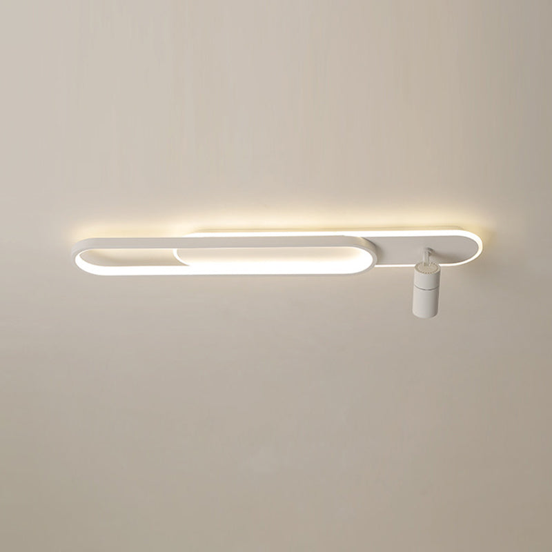 Metal Shaded Close to Ceiling Lamp Modern Style LED Close to Ceiling Lamp