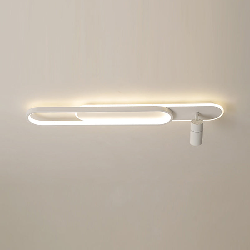 Metal Shaded Close to Ceiling Lamp Modern Style LED Close to Ceiling Lamp