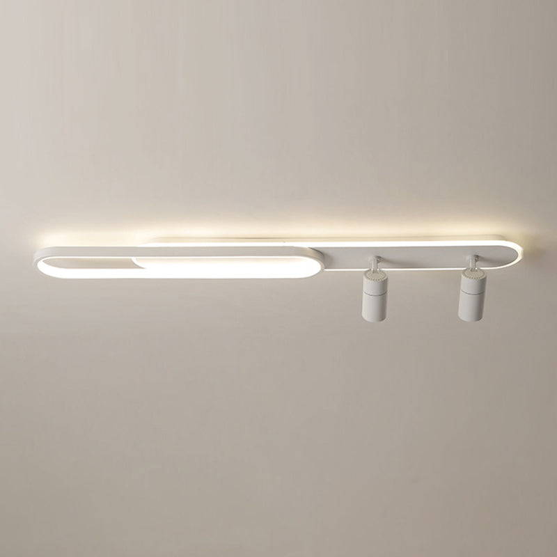 Metal Shaded Close to Ceiling Lamp Modern Style LED Close to Ceiling Lamp