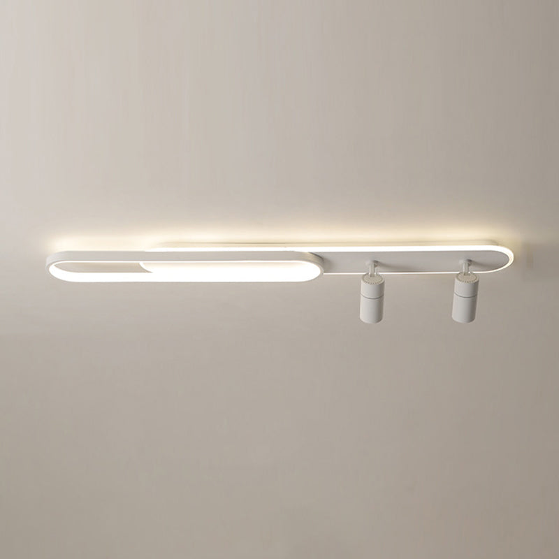 Metal Shaded Close to Ceiling Lamp Modern Style LED Close to Ceiling Lamp