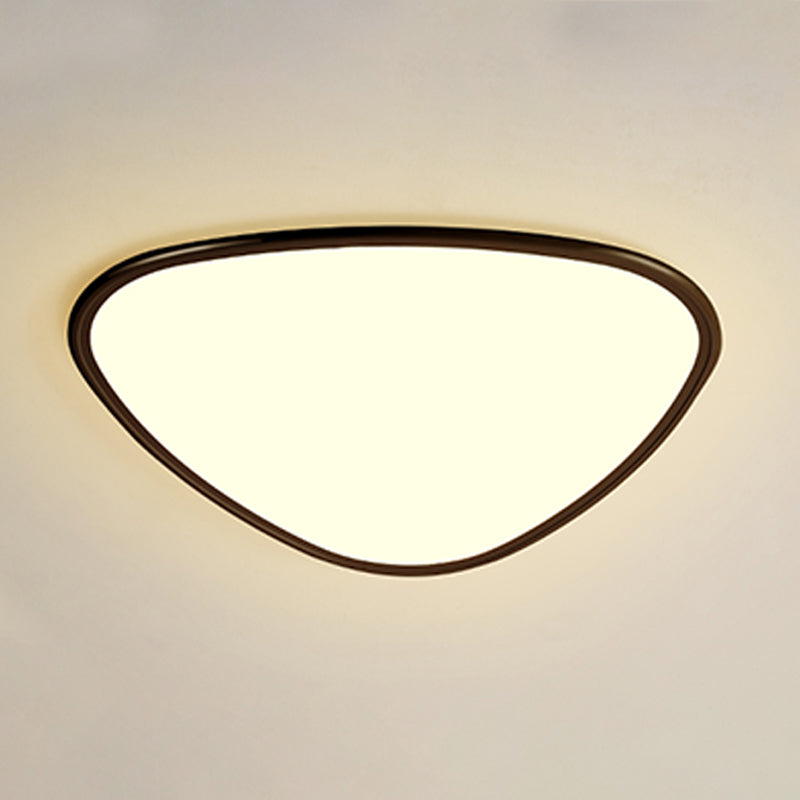 Metal Geometric Shape Flush Ceiling Light Modern Style 1 Light Flush Mounted Lighting