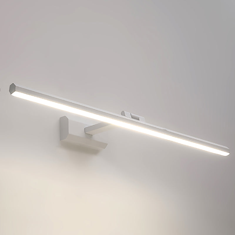 1-Light Postmodern Metal Vanity Light Straight LED Mirror Light for Bathroom