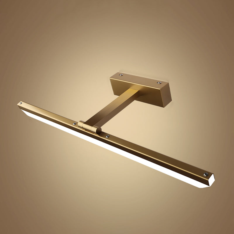 Geometry Shape Wall Lighting Modern Style Metal 1 Light Sconce Light for Shower Room