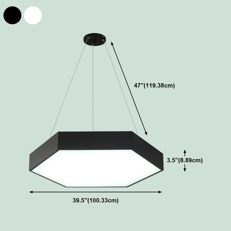 Modern Style Hanging Light Simplicity Pendent Lighting Fixture for Office