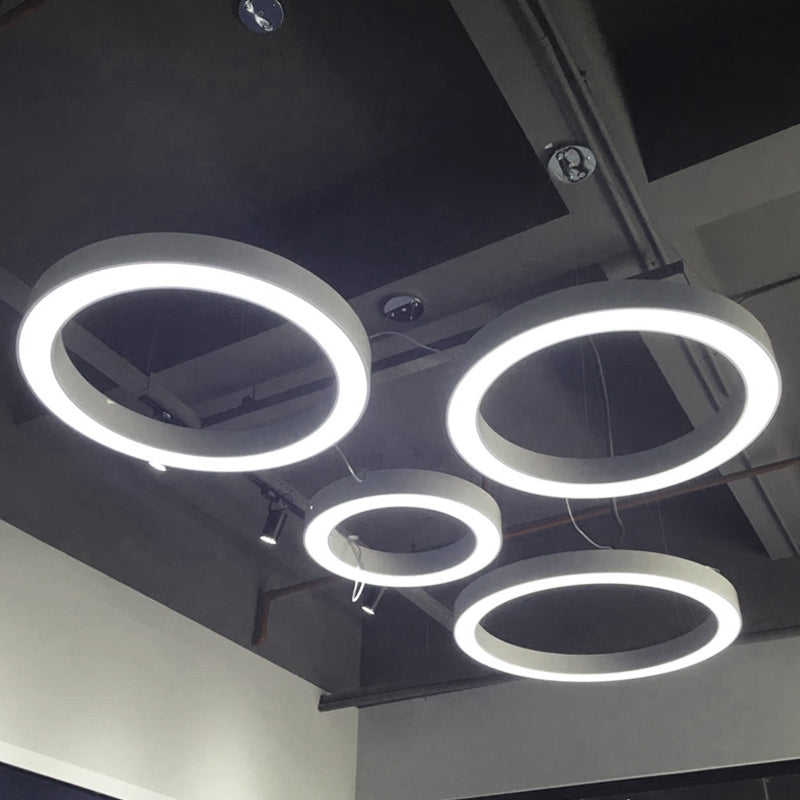 Modern Simple Hanging Light Circle Pendant Lighting Fixture for Meeting Room