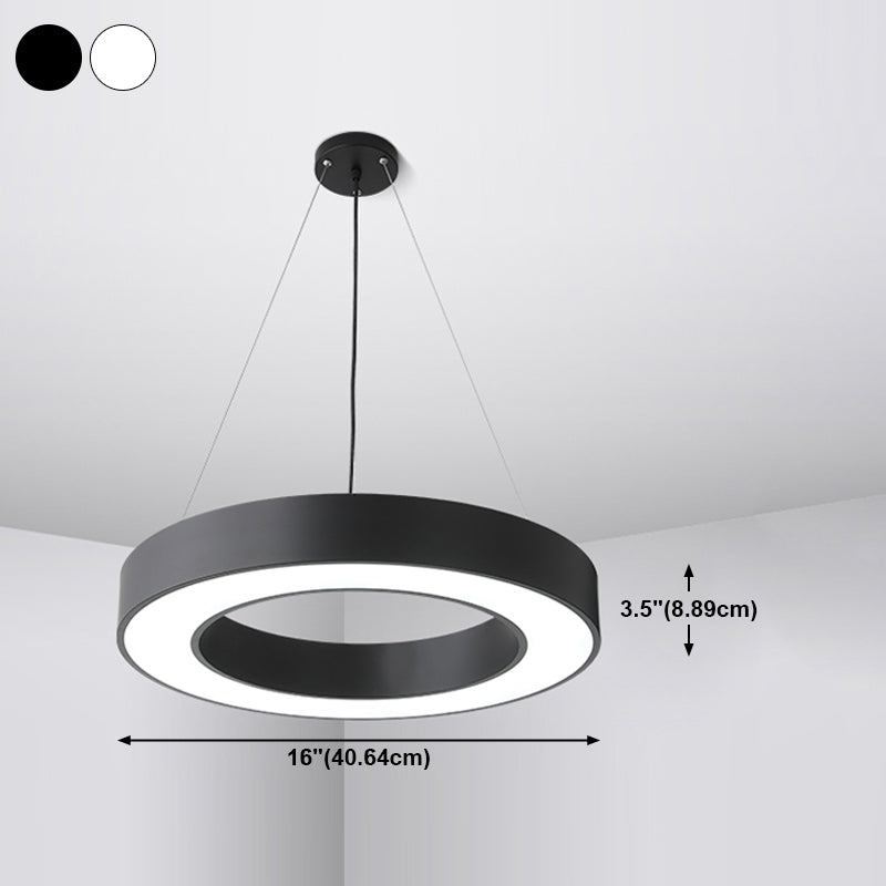 Modern Simple Hanging Light Circle Pendant Lighting Fixture for Meeting Room