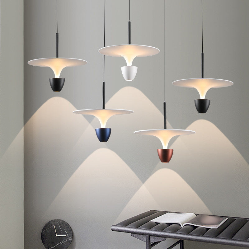 Unique Shape Hanging Lighting Modern Style Metal 2 Light Hanging Lamp for Living Room