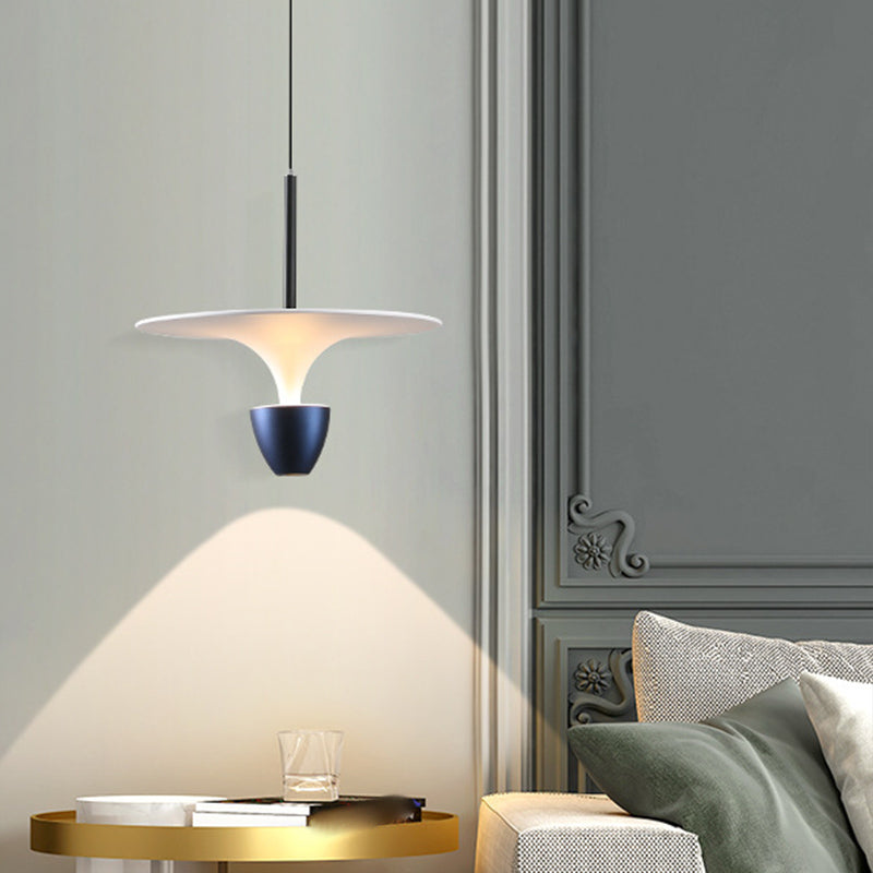 Unique Shape Hanging Lighting Modern Style Metal 2 Light Hanging Lamp for Living Room