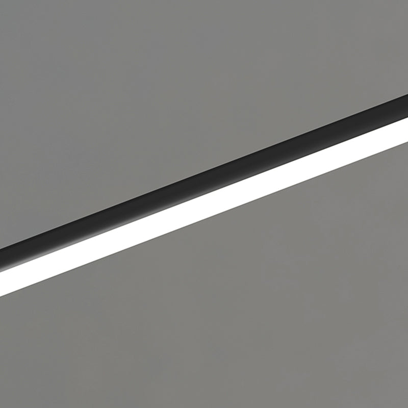 Modern Strip Shape Floor Light LED Floor Standing Light with Acrylic Shade for Bedroom