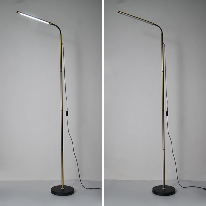 Strip Shape Floor Light 1-Light LED Floor Standing Light with Acrylic Shade