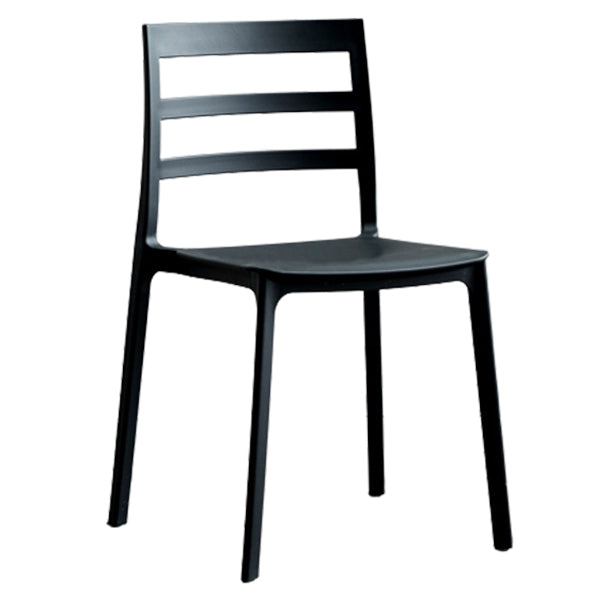 Scandinavian Plastic Side Chair Stackable Kitchen Dining Room Chair