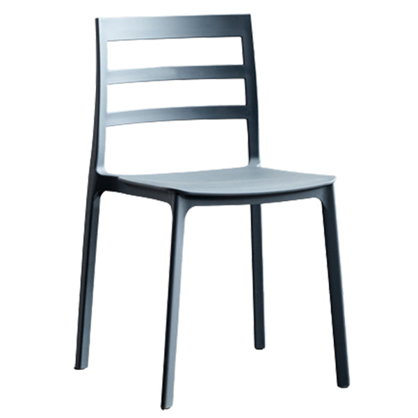 Scandinavian Plastic Side Chair Stackable Kitchen Dining Room Chair