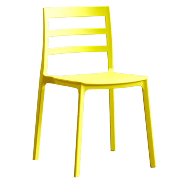 Scandinavian Plastic Side Chair Stackable Kitchen Dining Room Chair