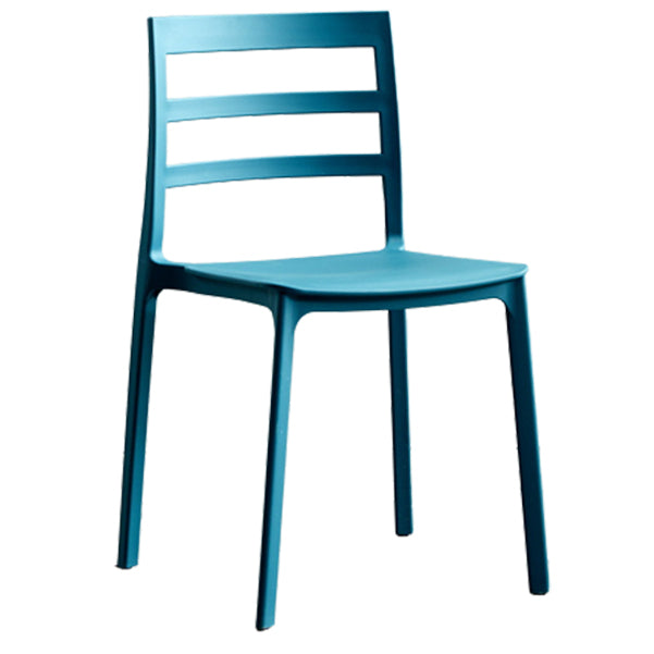 Scandinavian Plastic Side Chair Stackable Kitchen Dining Room Chair