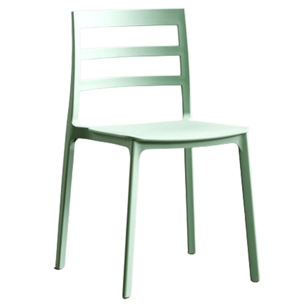 Scandinavian Plastic Side Chair Stackable Kitchen Dining Room Chair