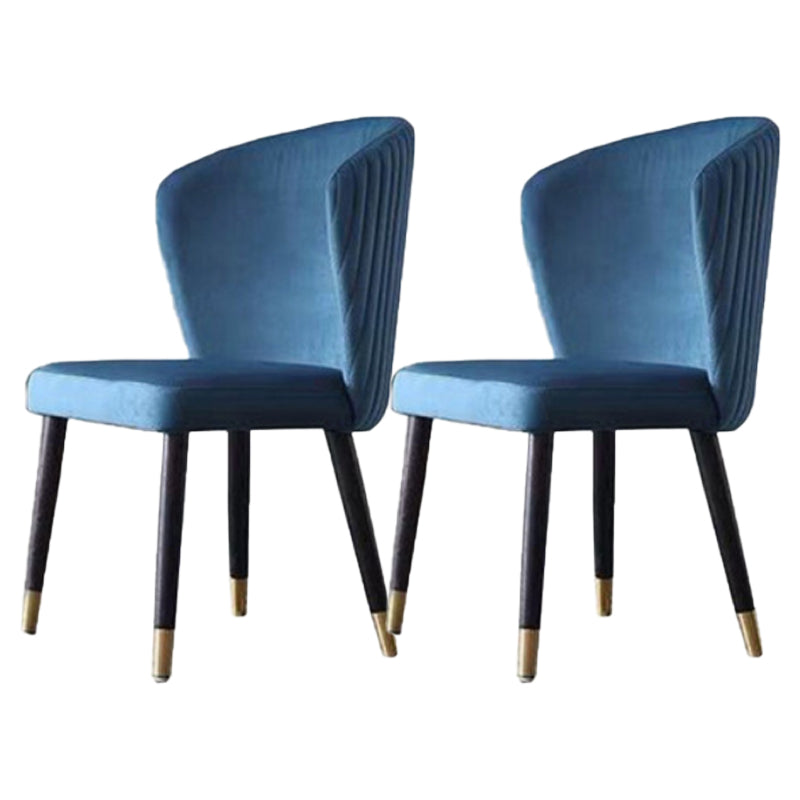 Armless Dining Chairs Nordic Kitchen Side Chairs for Dining Room