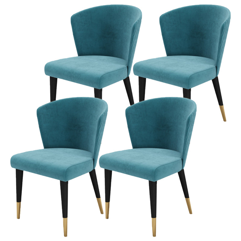 Armless Dining Chairs Nordic Kitchen Side Chairs for Dining Room